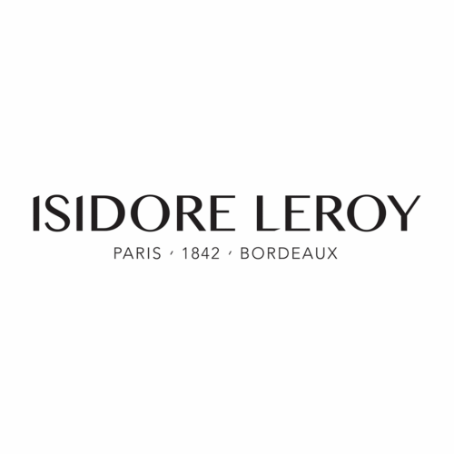 Logo mit dem Text Isidore Leroy Paris 1842 Bordeaux auf weißem Hintergrund.
