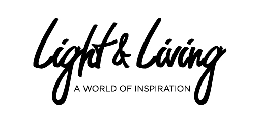 Schriftzug Light & Living mit dem Untertitel A World of Inspiration.